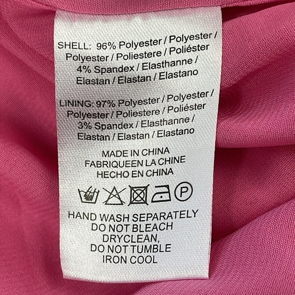 New Saulee Sonia Ruched Backless Floral Halter Mini Dress Pink Rose Sz 10 - Picture 14 of 16